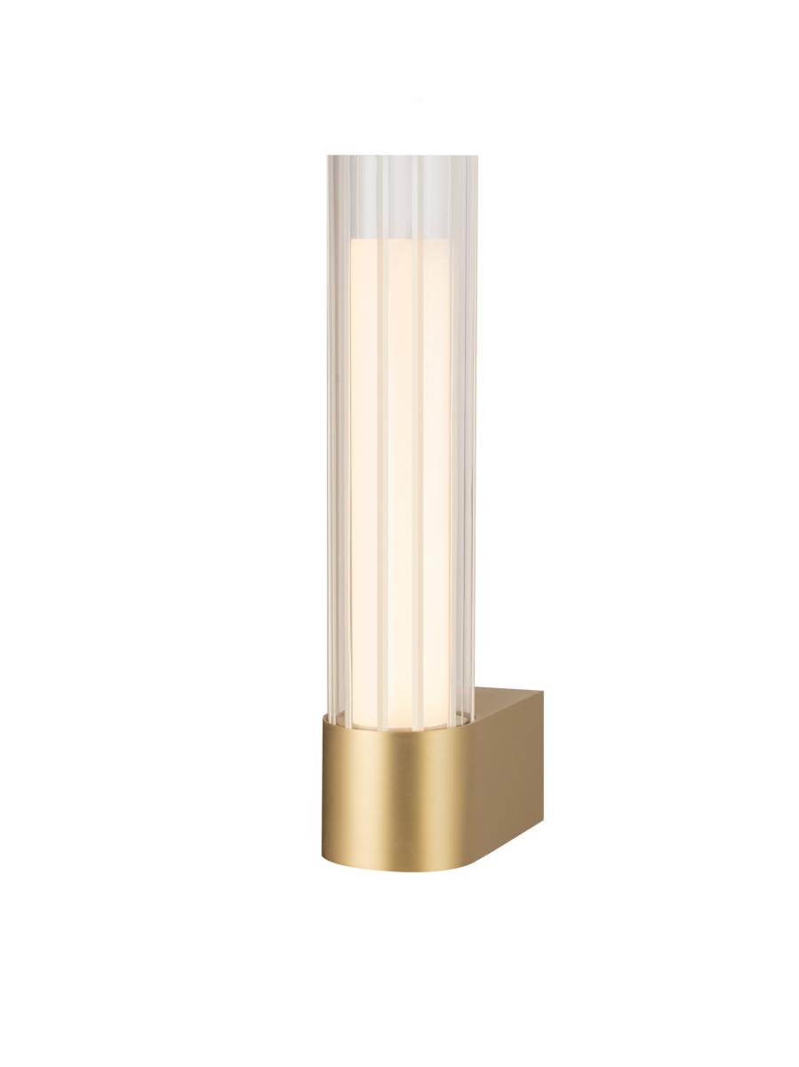 SLV - LYGANT single, wandopbouwarmatuur, 3000 K, 8 W, messing - 1007612