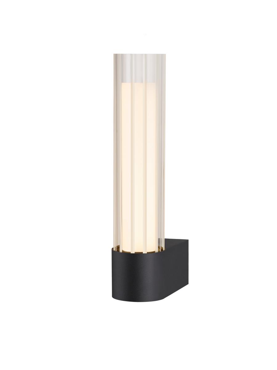 SLV - LYGANT single, wandopbouwarmatuur, 3000 K, 8 W, zwart - 1007614