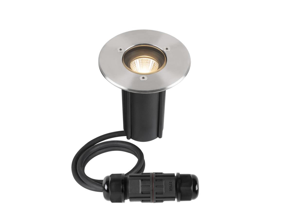 SLV - DASAR® S, vloerinbouwarmatuur, rond, 4 W, 3000 K, 24° - 1007680