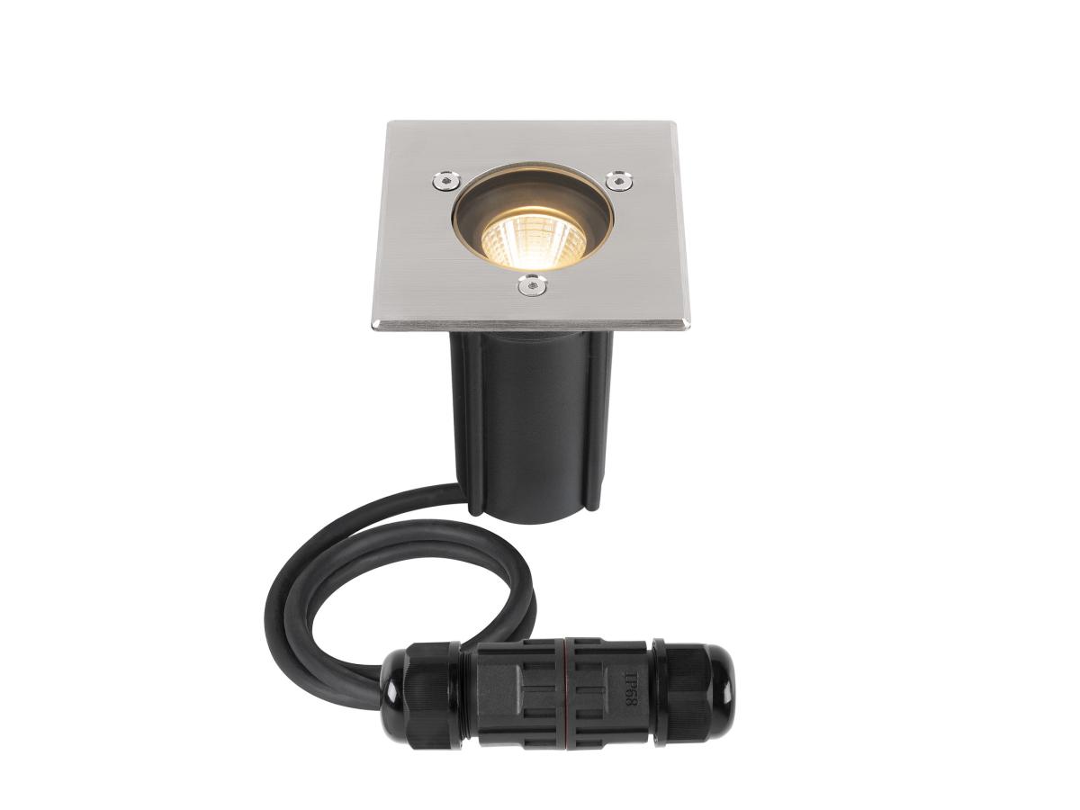 SLV - DASAR® S, vloerinbouwarmatuur, hoekig, 4 W, 3000 K, 24° - 1007681