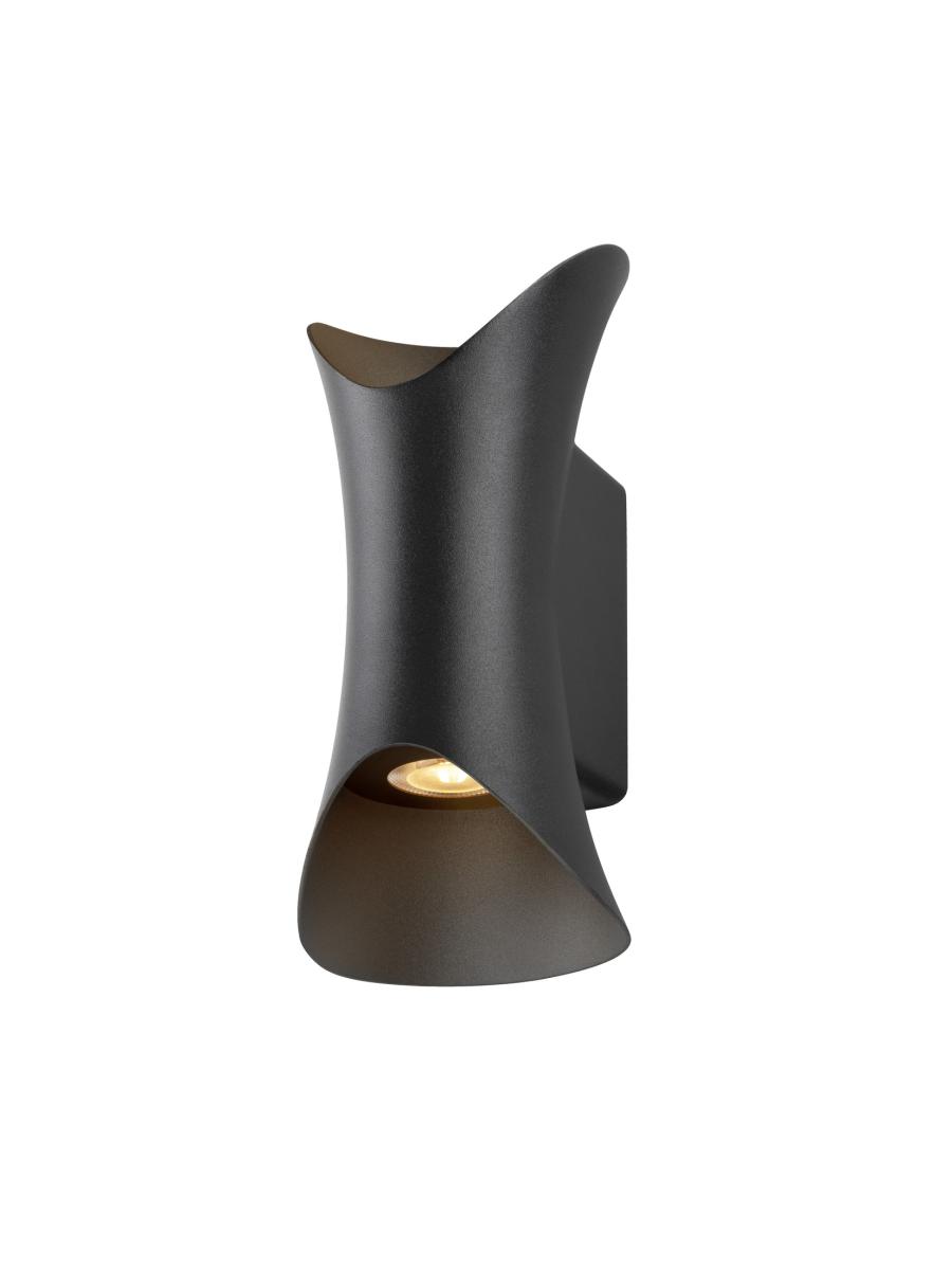 SLV - MODELA, wandlamp, up/down, 2700 K, FASE, zwart - 1007808