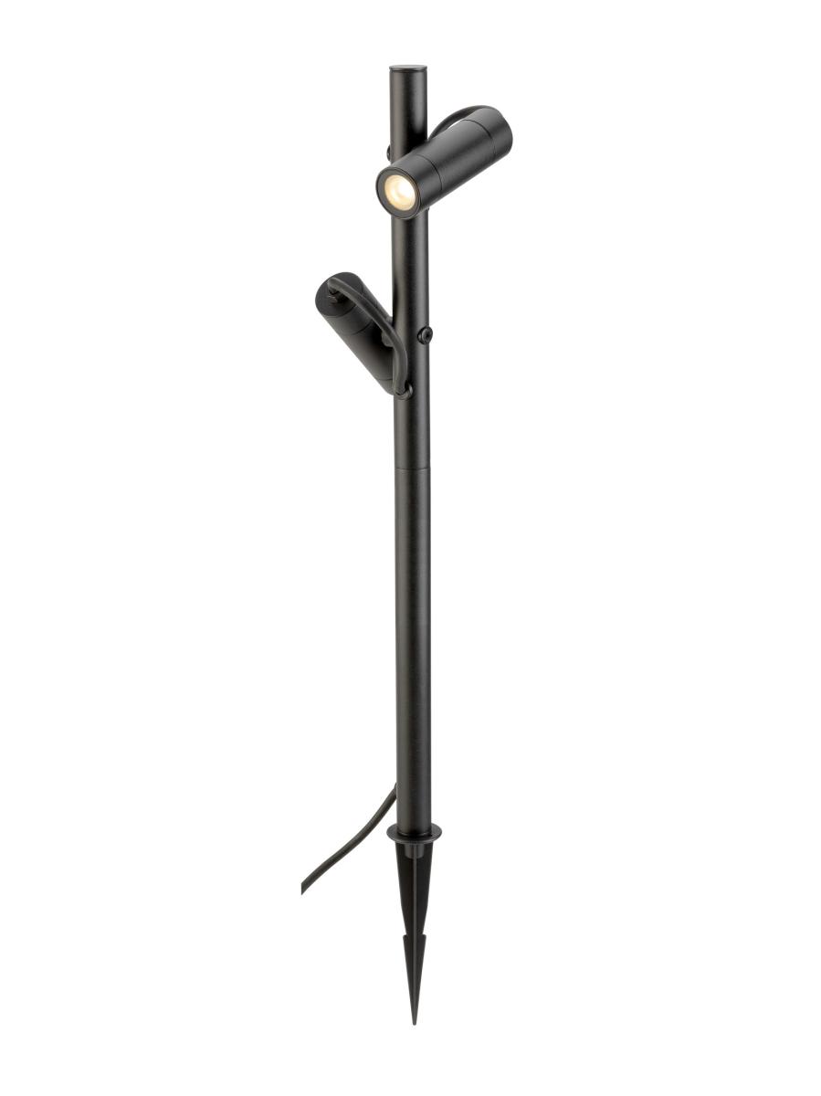SLV - HELIA SLIM Pole, double, outdoor staande ledlamp, zwart - 1007869