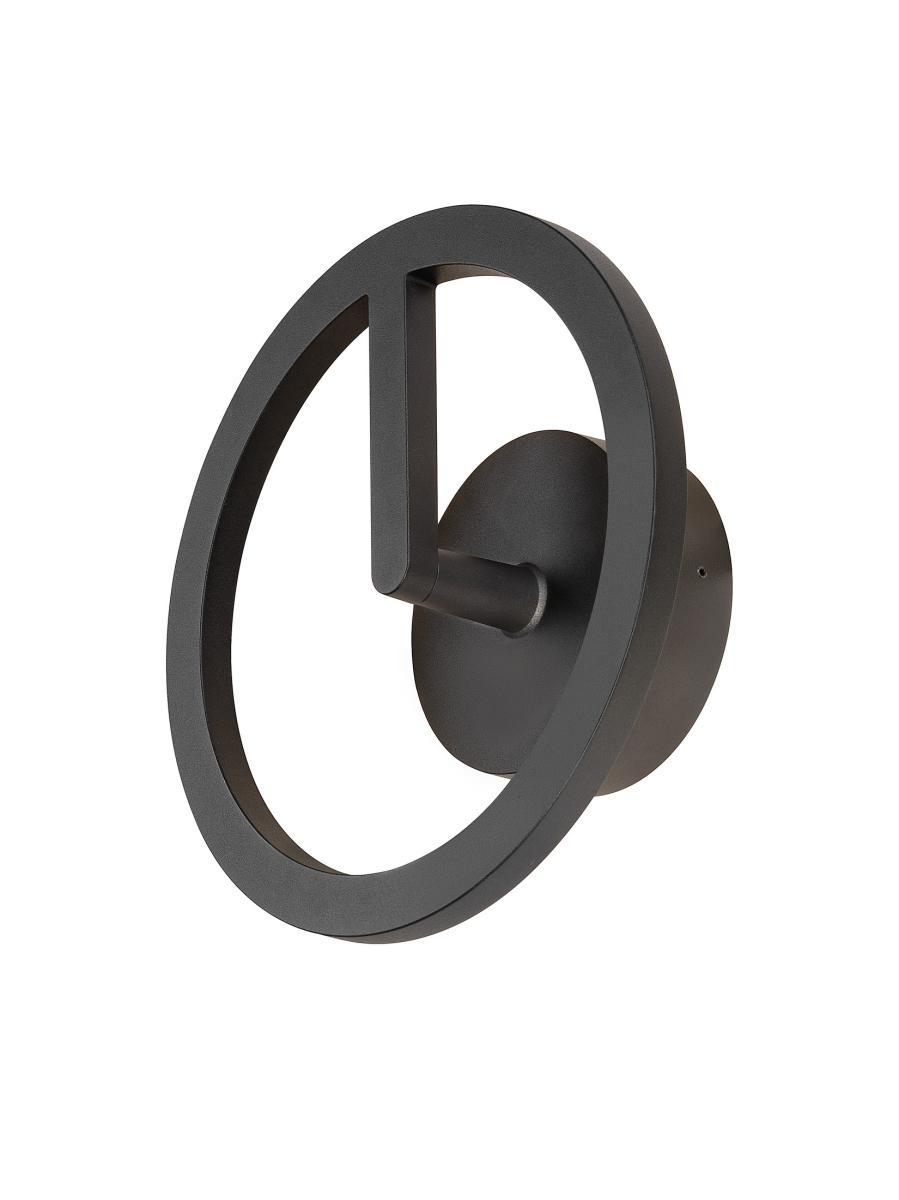 SLV - Q RING, wandlamp, 3000 K, PHASE, IP65, zwart - 1007918