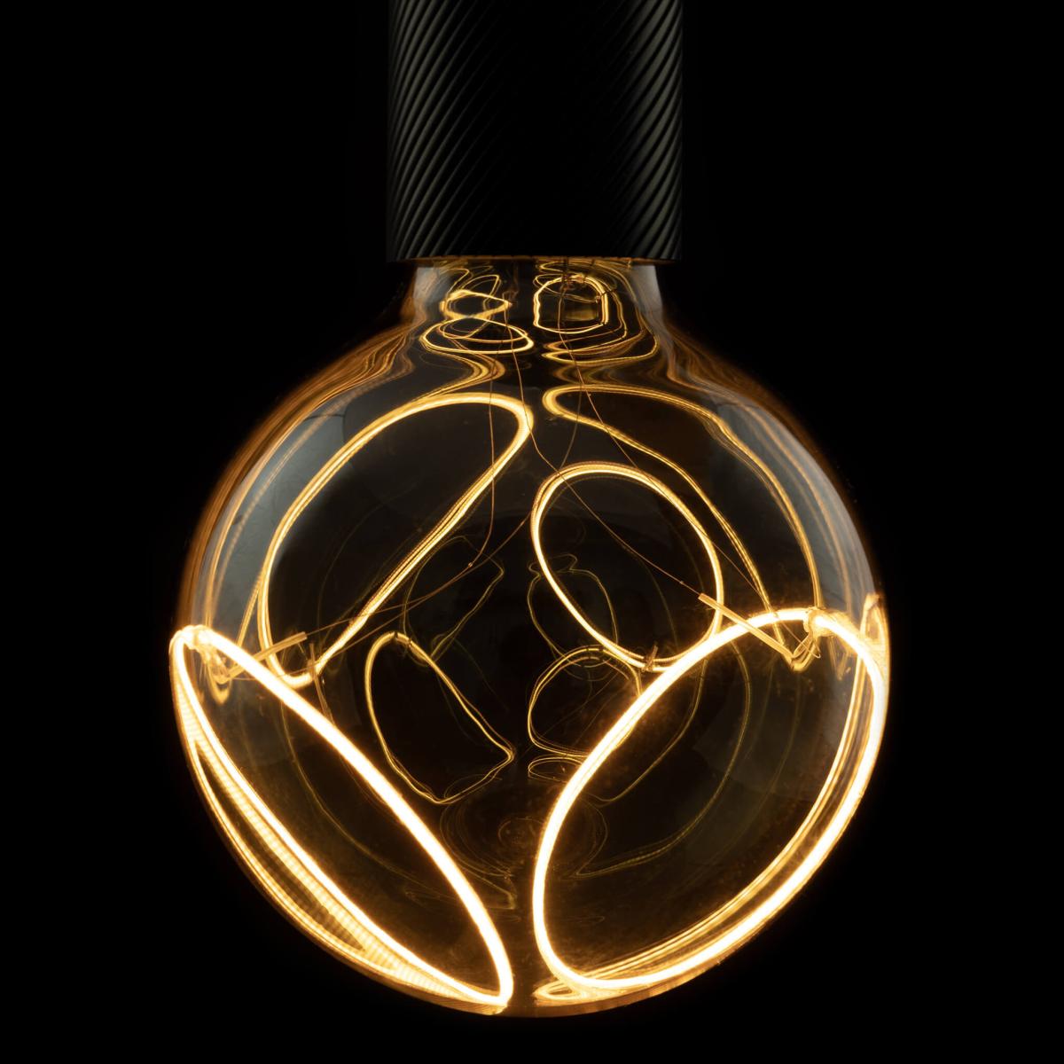 SLV - LED Globe 125 2x slanting Soft Curve, ledarmatuur, smokey - 1008159