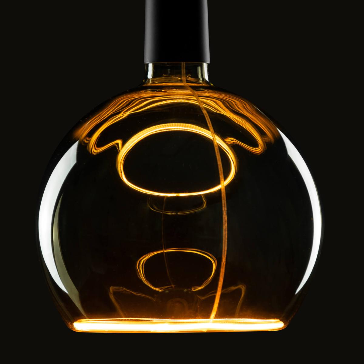 SLV - LED Floating Globe 200, ledarmatuur, smokey black, E27 - 1008164