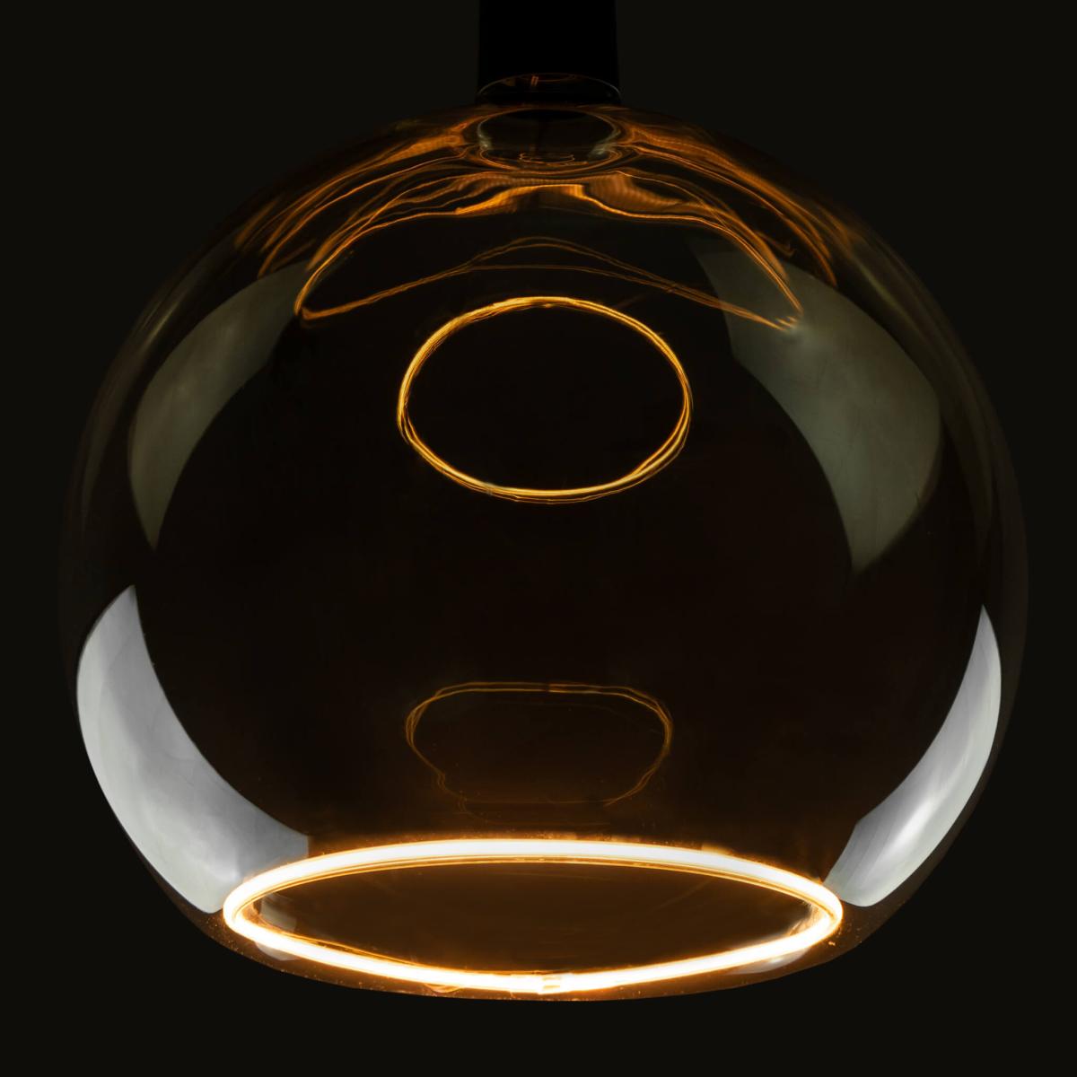 SLV - LED Floating Globe 300, ledarmatuur, smokey black, E27 - 1008165