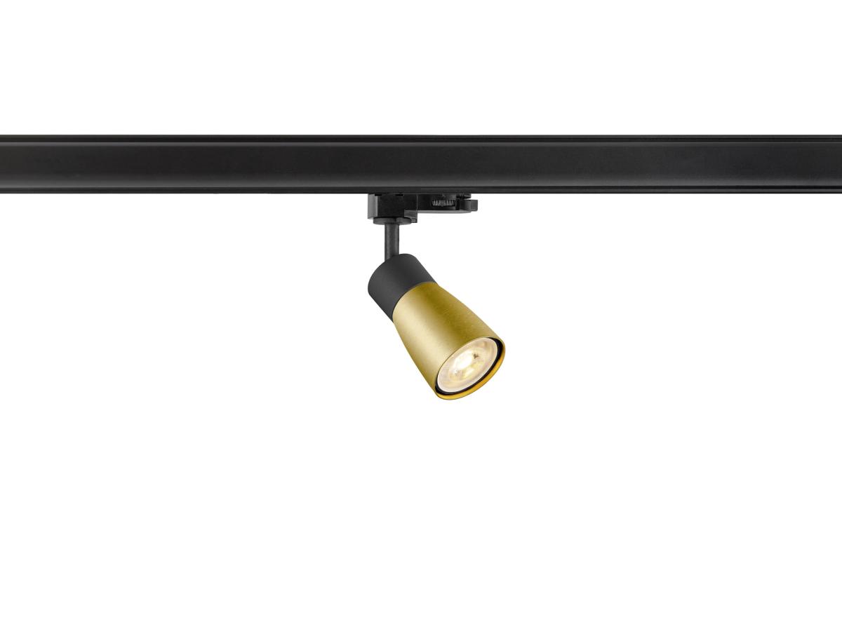 SLV - PURI 2.0 Dome, 3~ Spot, GU10, 1x max. 6 W, zwart/goud - 1008273