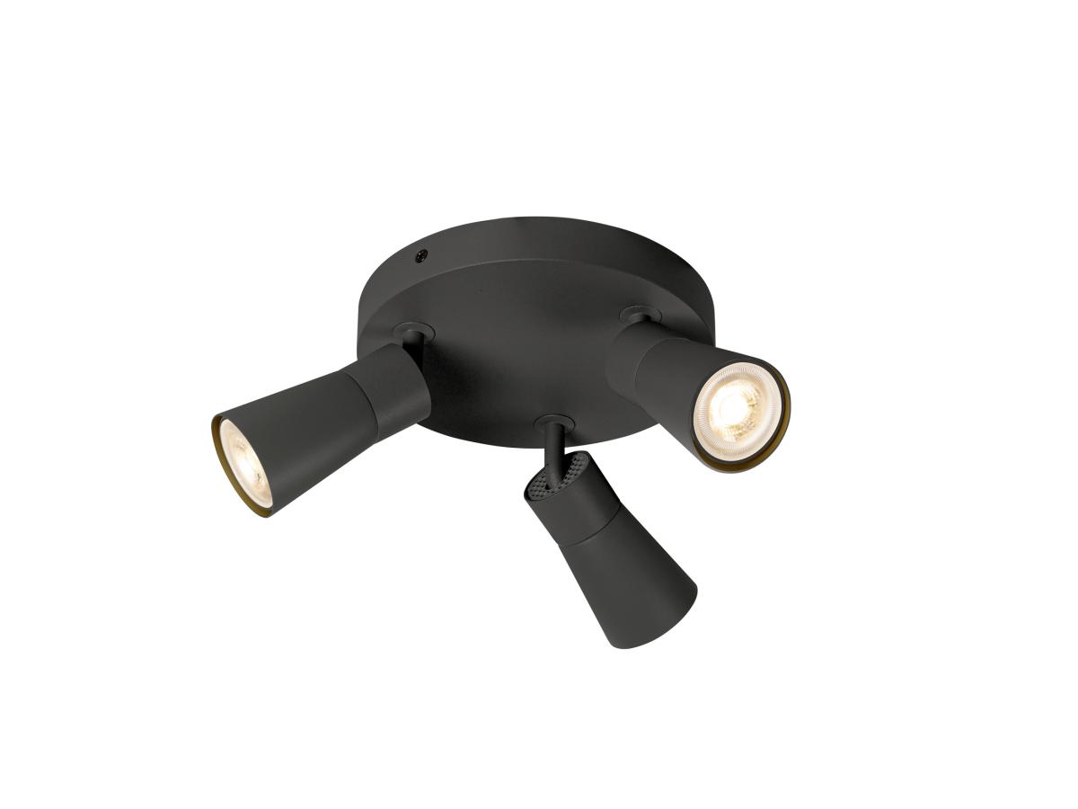 SLV - PURI 2.0 Cone, wand en plafondopbouwarmatuur, rond, 3x - 1008336