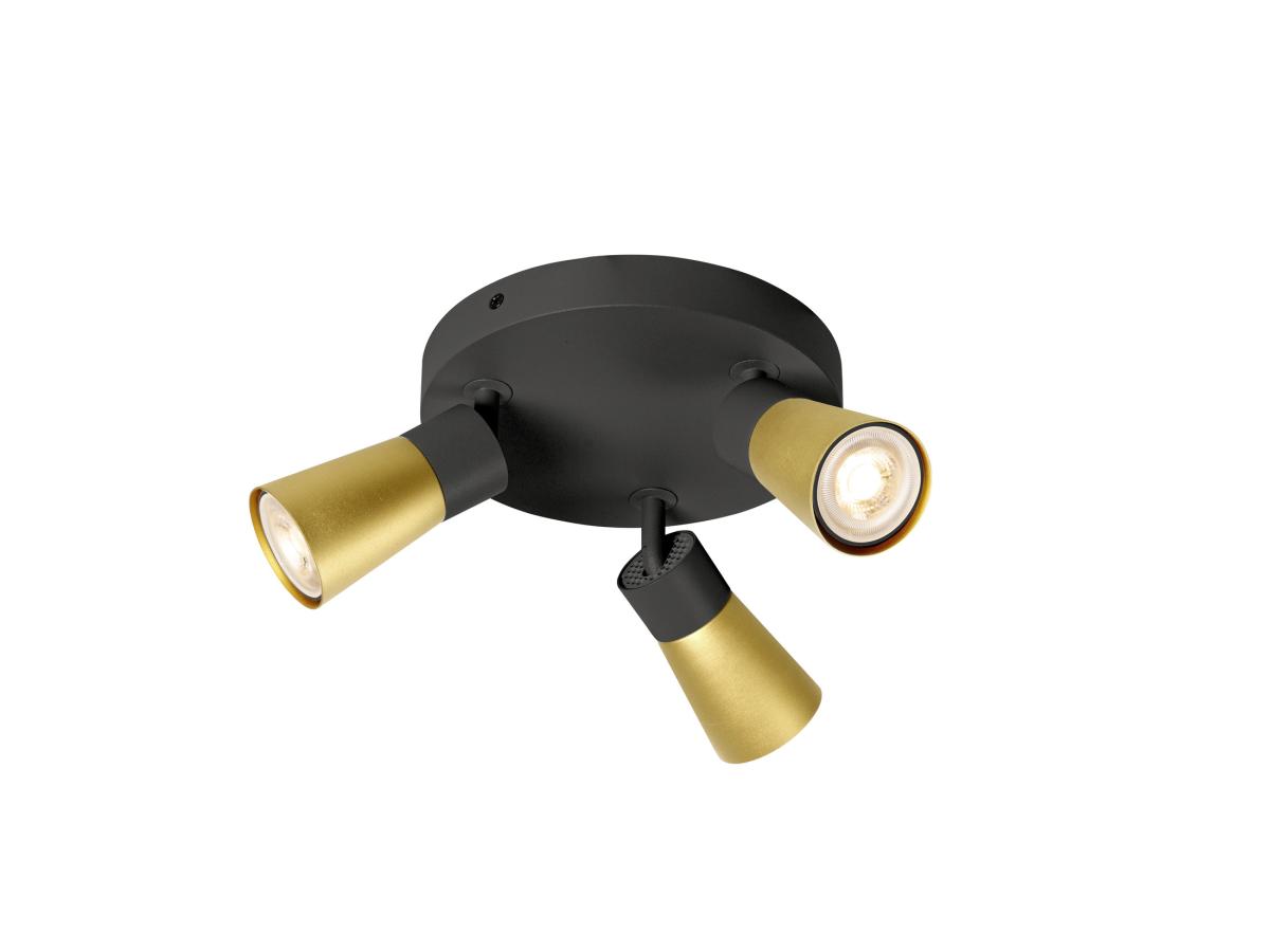 SLV - PURI 2.0 Cone, wand en plafondopbouwarmatuur, rond, 3x - 1008337