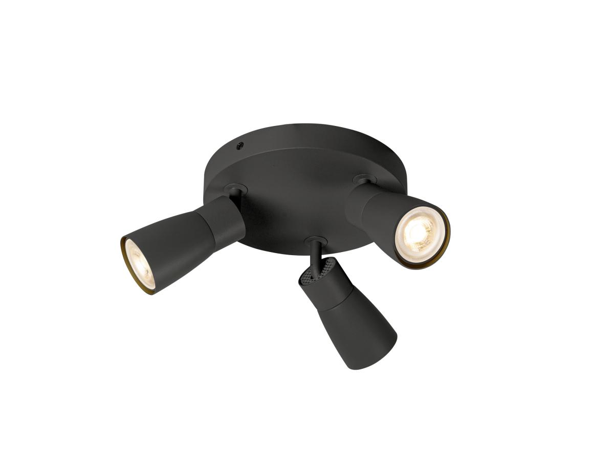 SLV - PURI 2.0 Dome, wand en plafondopbouwarmatuur, rond, 3x - 1008340