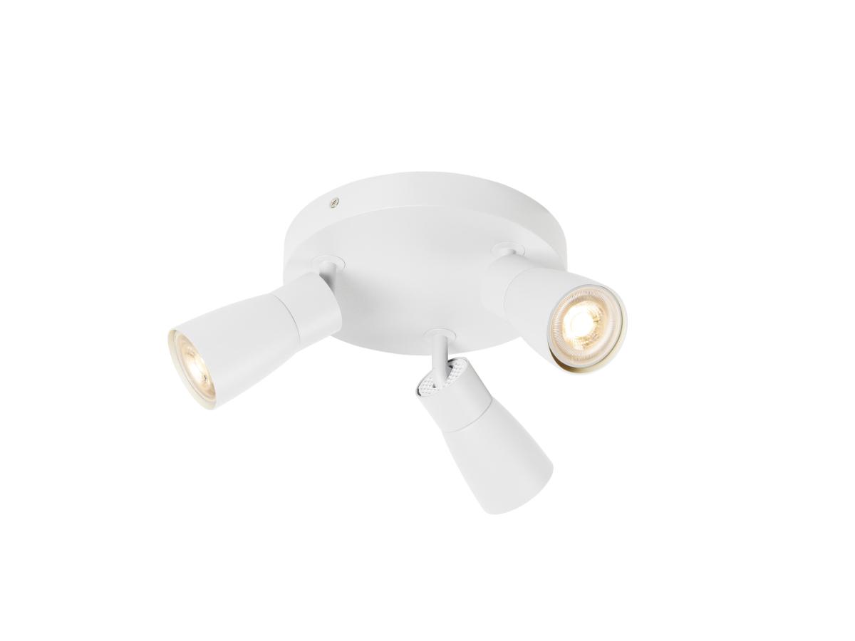 SLV - PURI 2.0 Dome, wand en plafondopbouwarmatuur, rond, 3x - 1008342