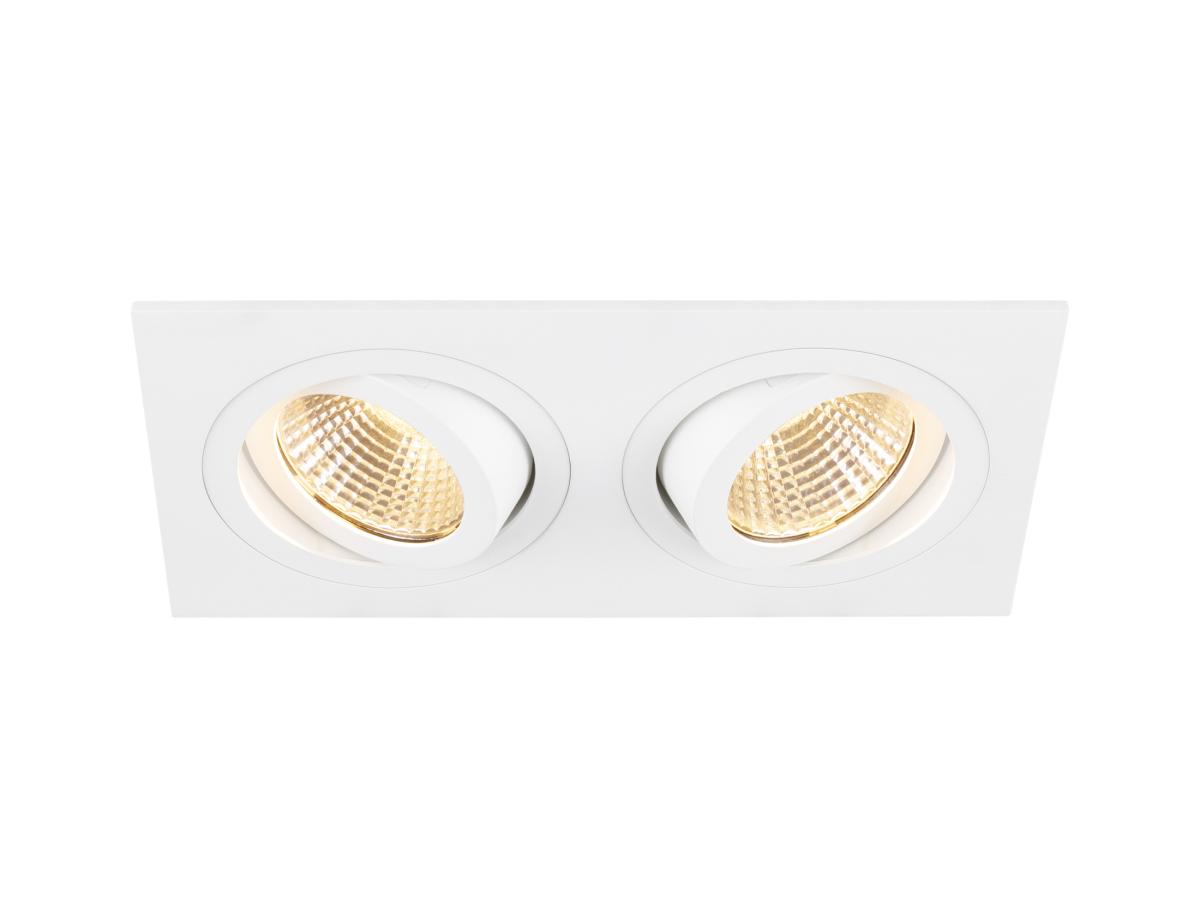SLV - NEW TRIA® 155, plafondinbouwarmatuur, vierkant, 2700 K - 1008511