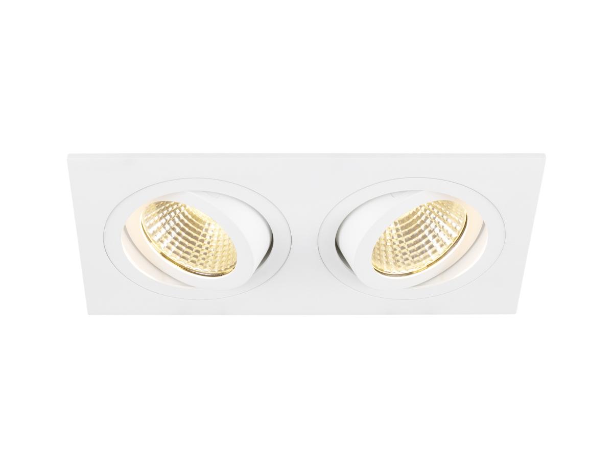SLV - NEW TRIA® 155, plafondinbouwarmatuur, vierkant, 3000 K - 1008513