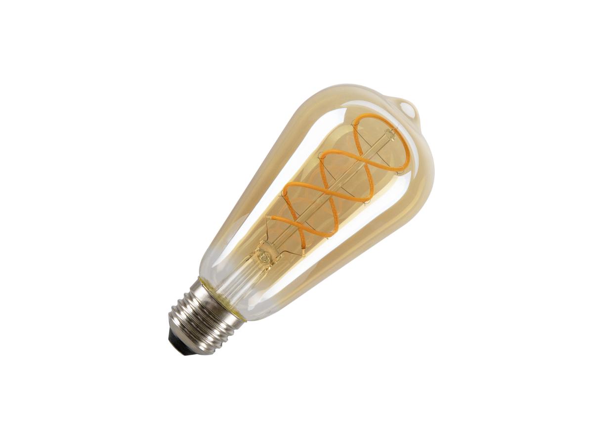 SLV - LED ST64, ledarmatuur, goud, E27, 4 W, 2000 K - 1008646