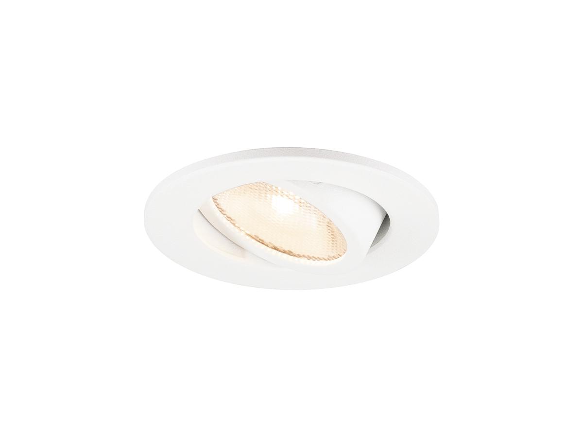 SLV - NEW TRIA® 45, rond, plafondinbouwarmatuur, 2700K, 24°, wit - 1009002
