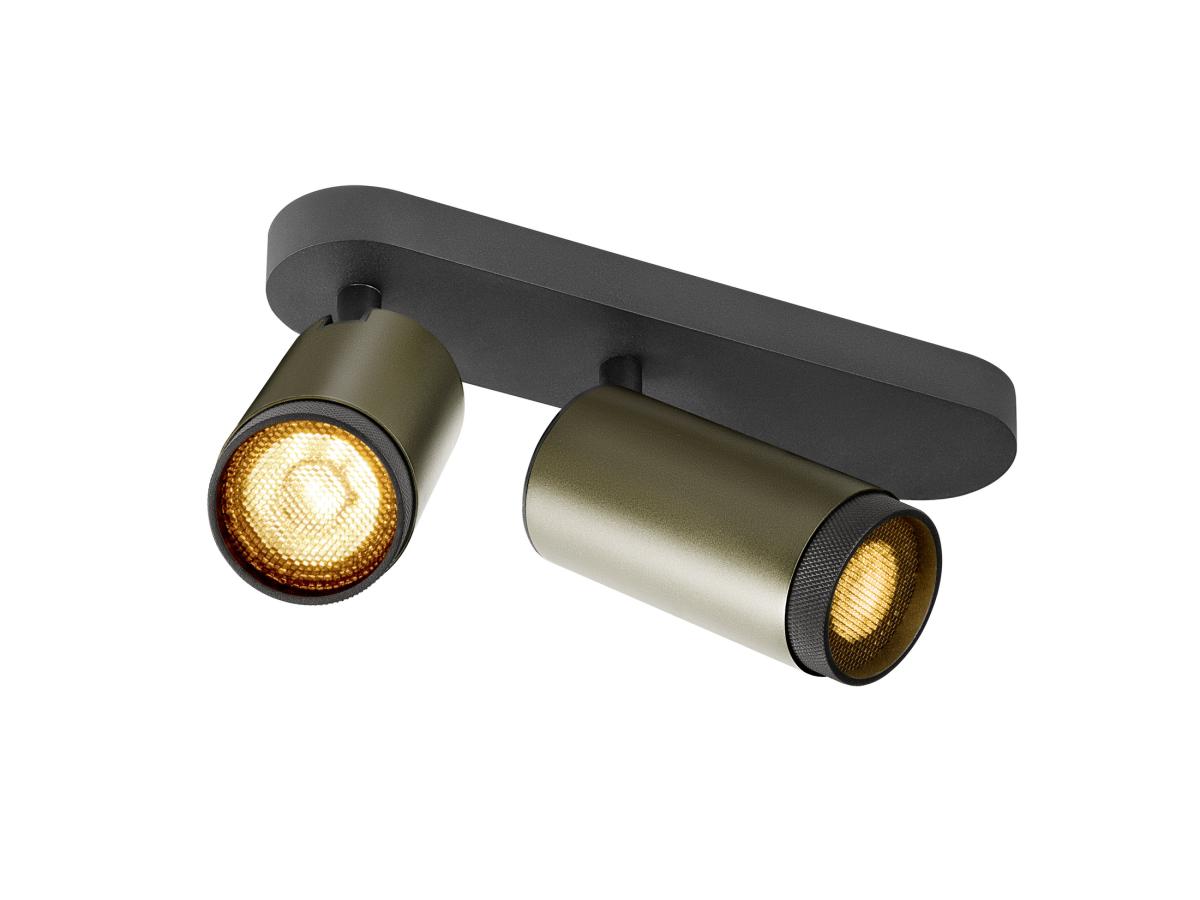 SLV - GRIP! L, SPOT CL, double, QPAR51, plafondopbouwarmatuur - 1009098