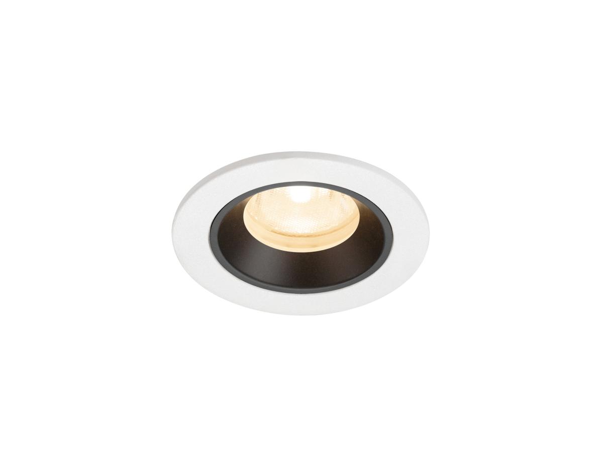 SLV - NUMINOS® XS, plafondinbouwarmatuur wit/zwart 2700 K 40° - 1009283