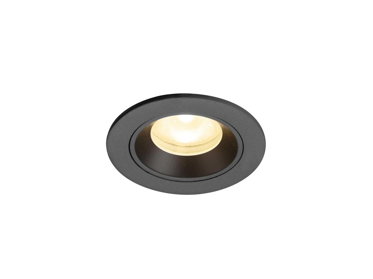 SLV - NUMINOS® XS, plafondinbouwarmatuur 3000K, 55°, IP20, rond - 1009295