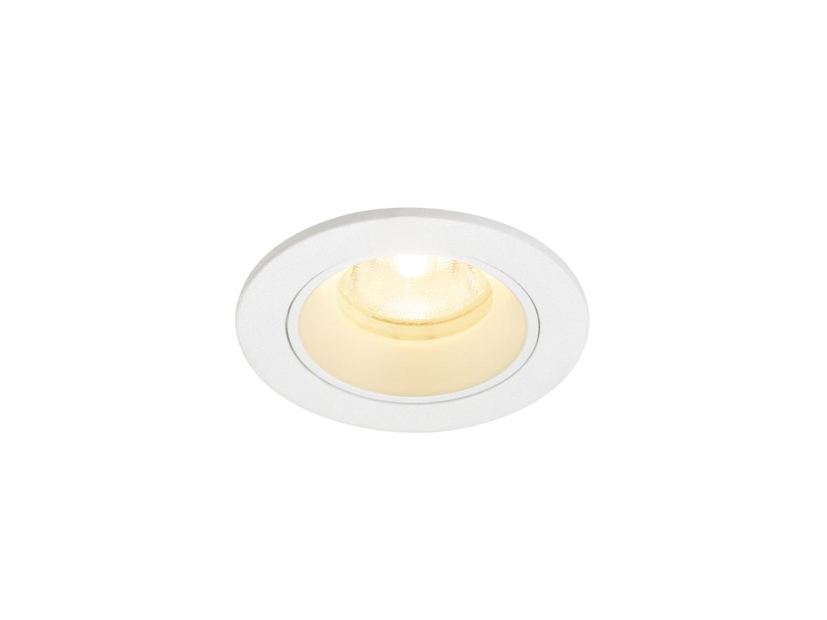 SLV - NUMINOS® XS, plafondinbouwarmatuur 3000K, 40°, IP20, rond - 1009302