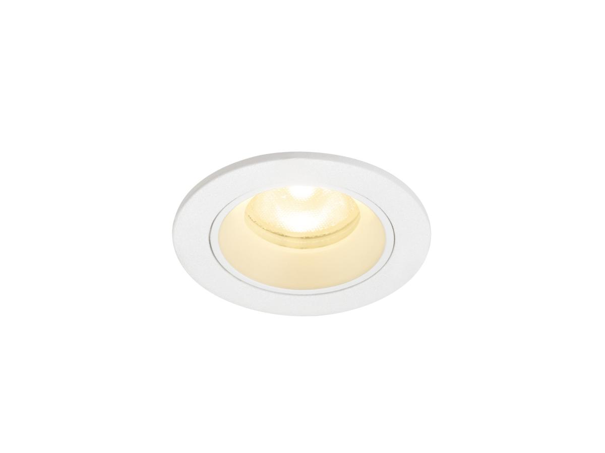 SLV - NUMINOS® XS, plafondinbouwarmatuur 3000K, 55°, IP20, rond - 1009305
