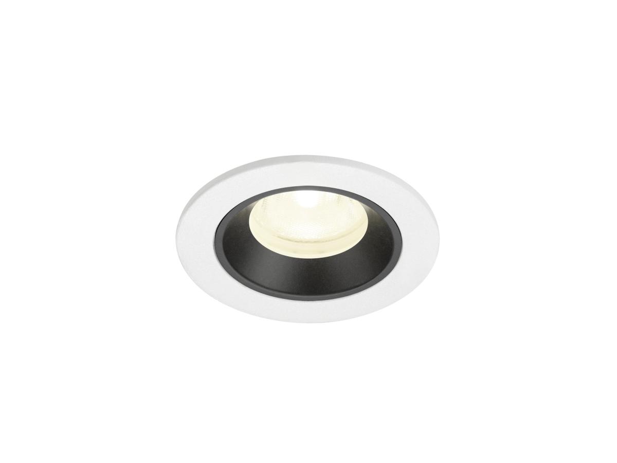 SLV - NUMINOS® XS, plafondinbouwarmatuur wit/zwart 4000 K 40° - 1009319