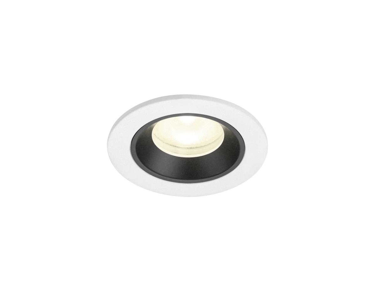 SLV - NUMINOS® XS, plafondinbouwarmatuur wit/zwart 4000 K 55° - 1009322