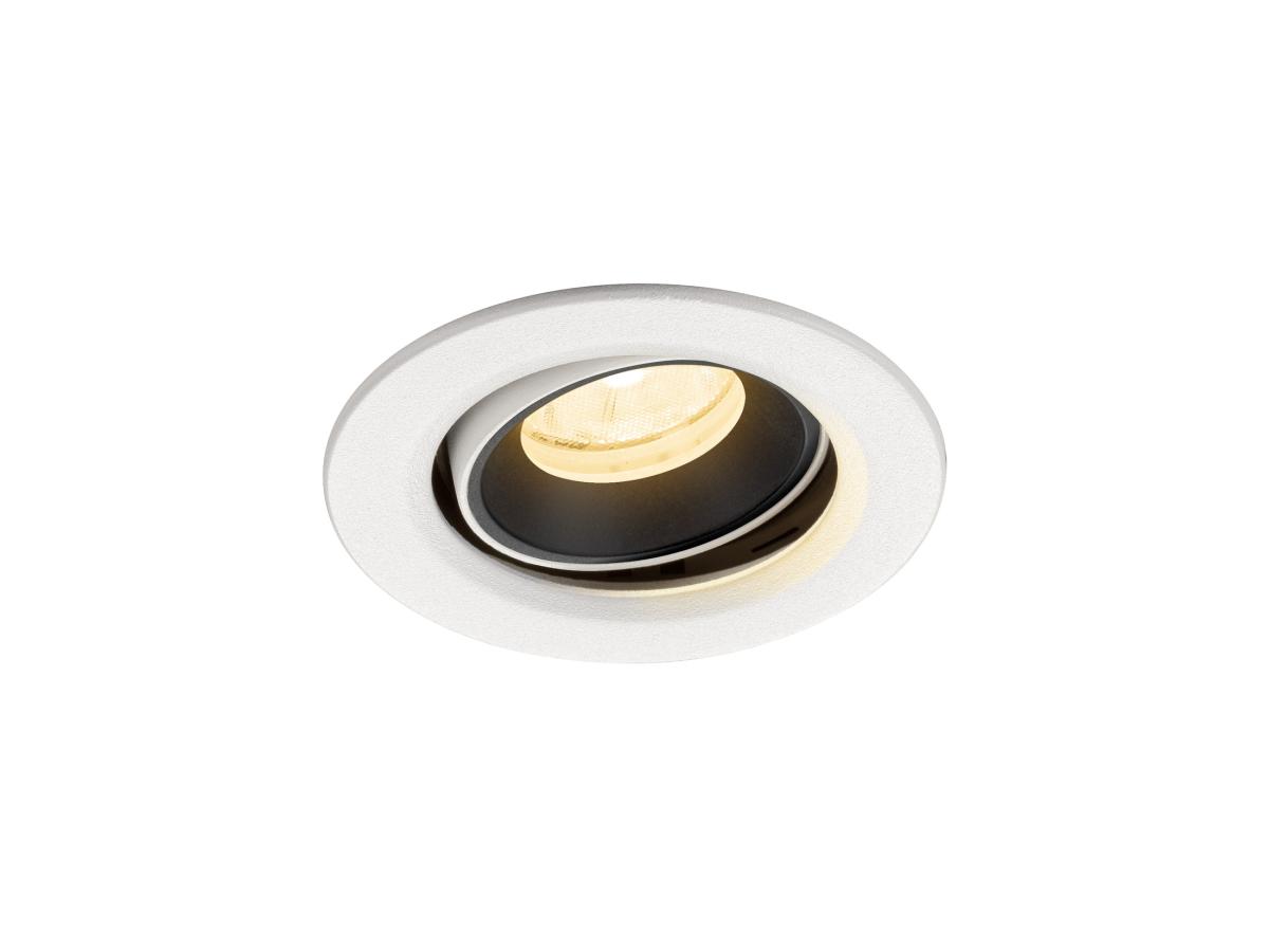 SLV - NUMINOS® MOVE XS, plafondinbouwarmatuur wit/zwart 4000 K 20° - 1009370