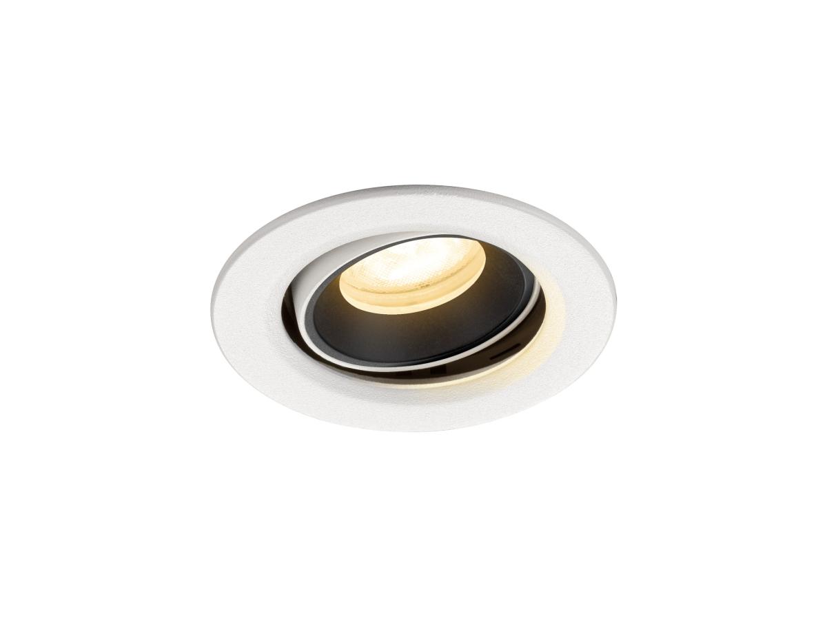 SLV - NUMINOS® MOVE XS, plafondinbouwarmatuur wit/zwart 4000 K 55° - 1009376