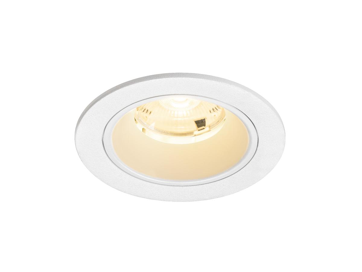 SLV - NUMINOS® S, plafondinbouwarmatuur 3000K, 20°, IP20, rond - 1009461