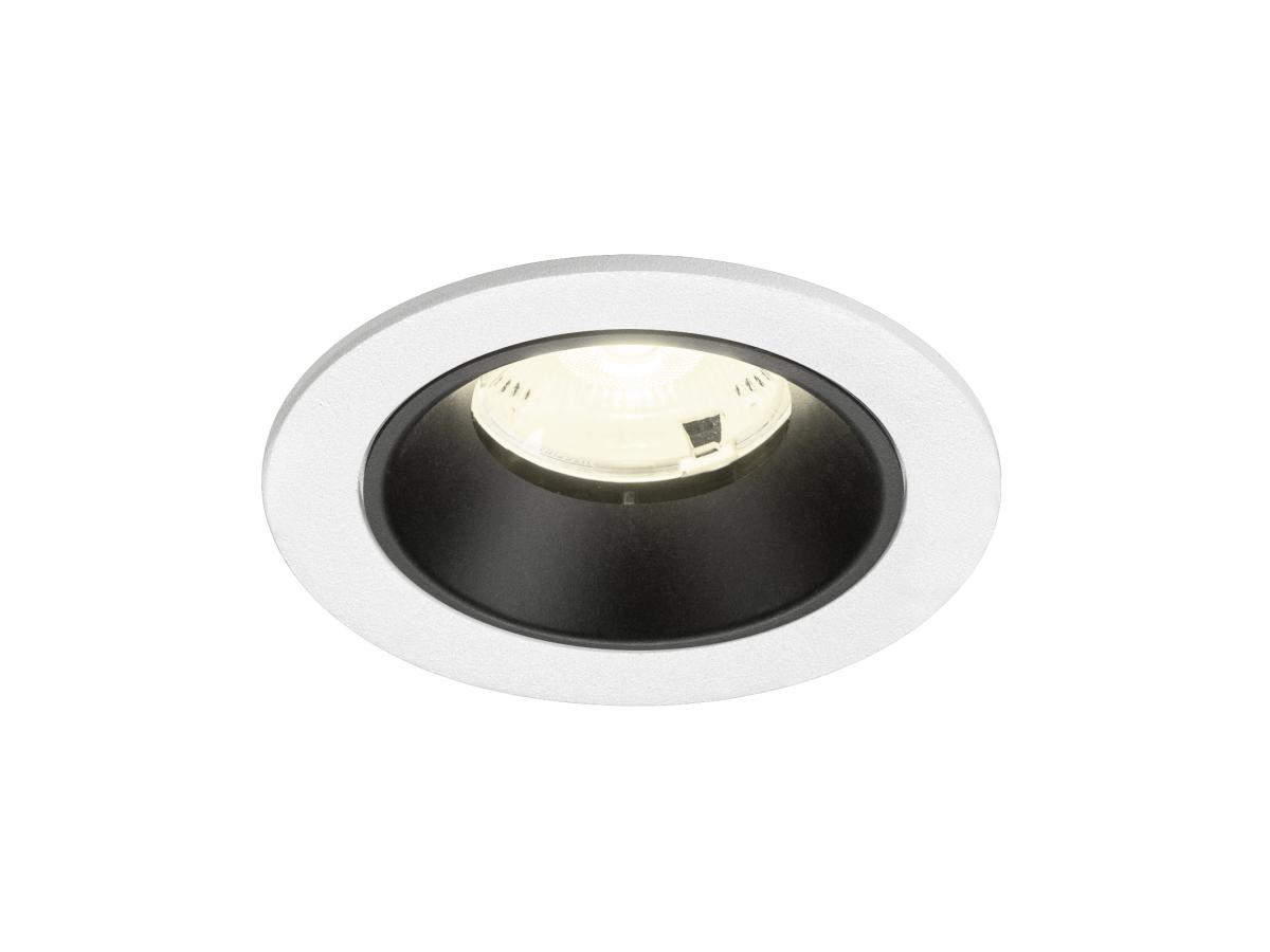 SLV - NUMINOS® S, plafondinbouwarmatuur wit/zwart 4000 K 20° - 1009478