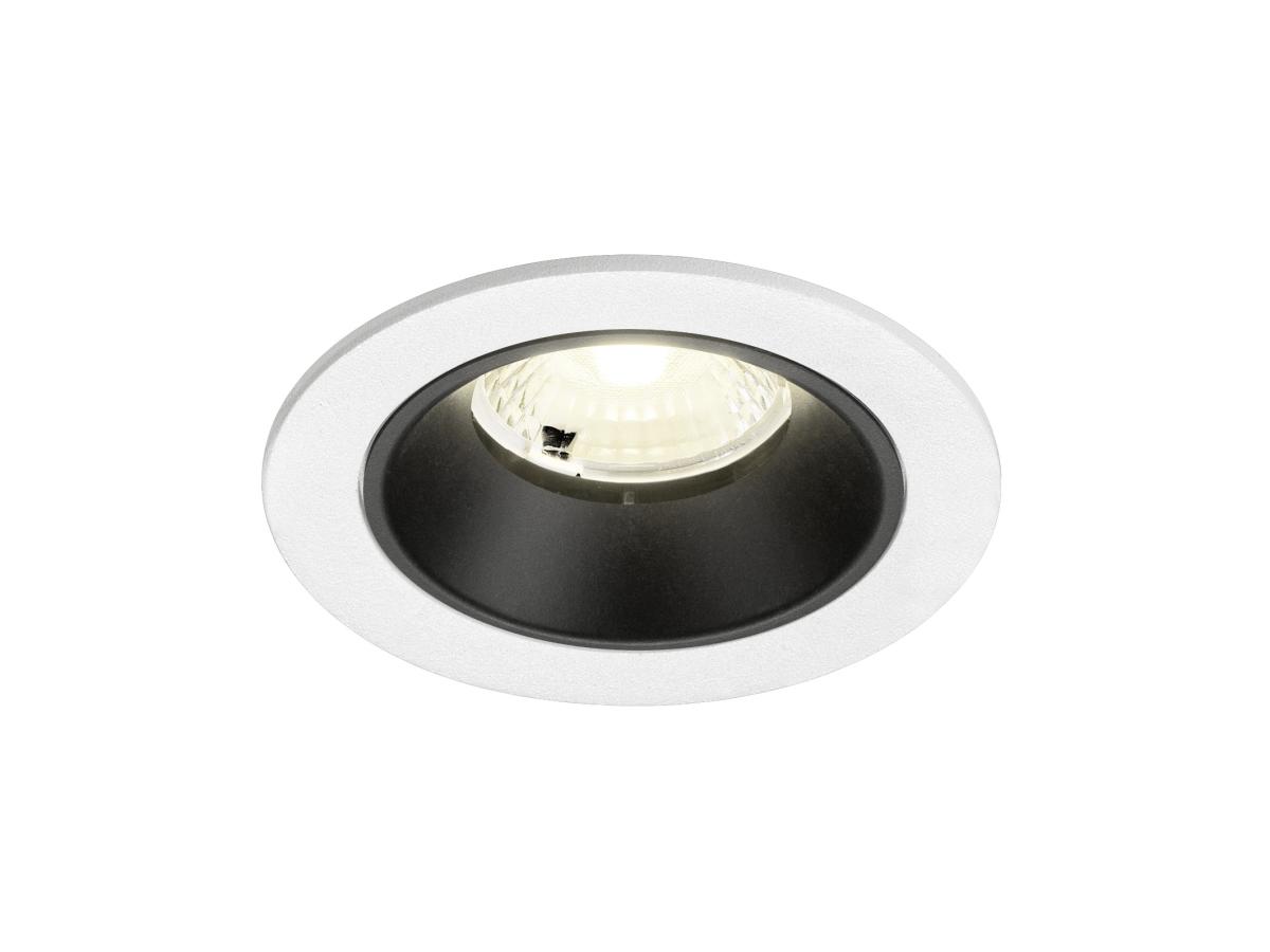 SLV - NUMINOS® S, plafondinbouwarmatuur wit/zwart 4000 K 40° - 1009481