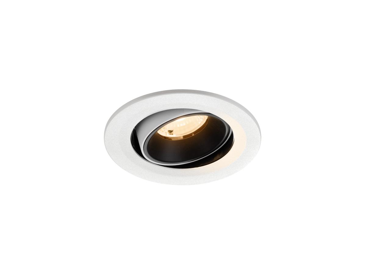 SLV - NUMINOS® MOVE S, plafondinbouwarmatuur wit/zwart 2700 K 40° - 1009499