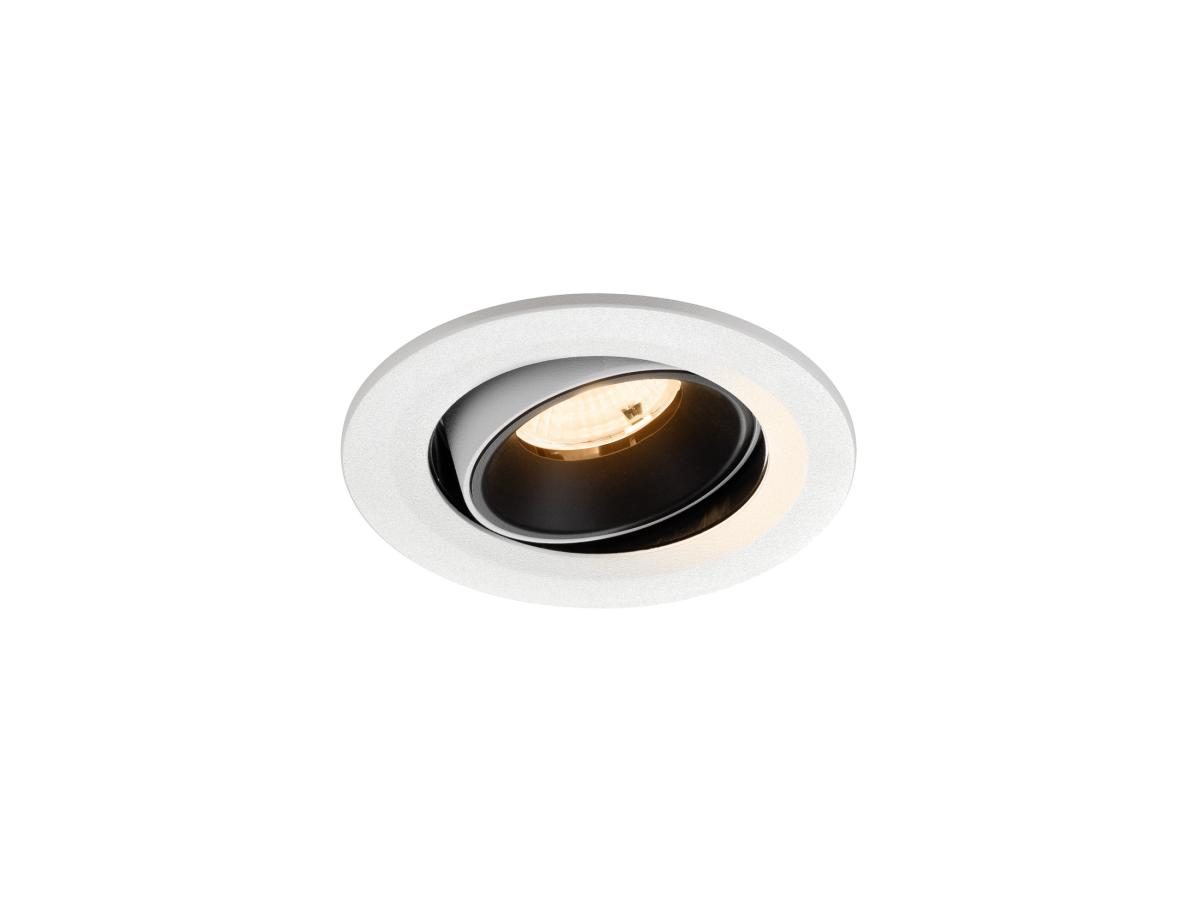 SLV - NUMINOS® MOVE S, plafondinbouwarmatuur wit/zwart 2700 K 55° - 1009502