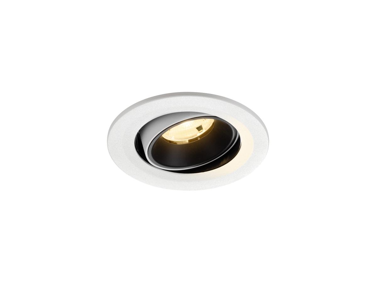 SLV - NUMINOS® MOVE S, plafondinbouwarmatuur wit/zwart 3000 K 20° - 1009514