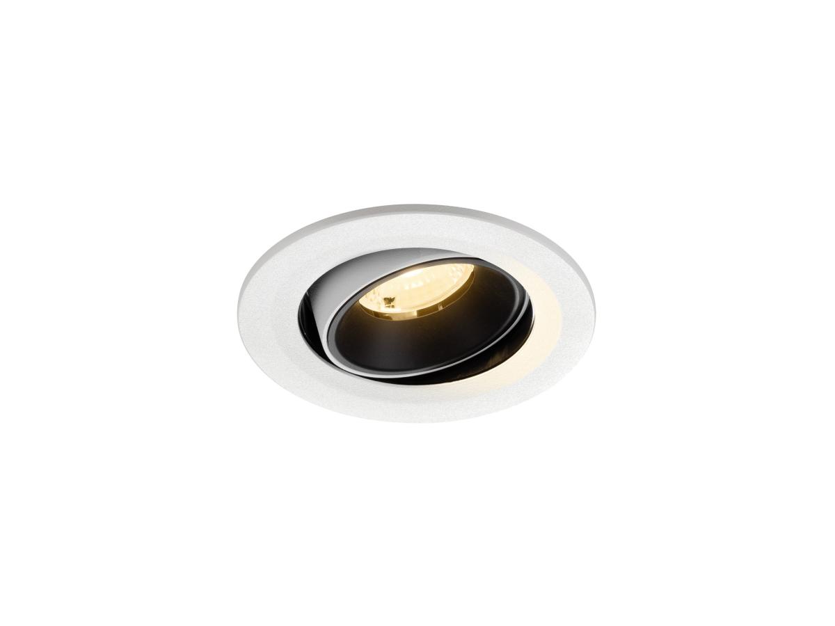 SLV - NUMINOS® MOVE S, plafondinbouwarmatuur wit/zwart 3000 K 40° - 1009517