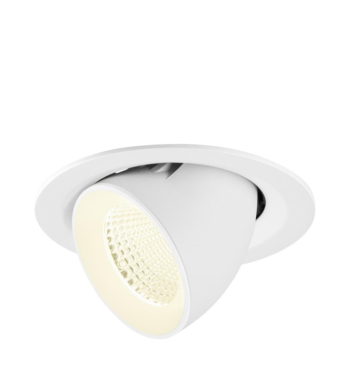 SLV - NUMINOS® GIMBLE M, plafondinbouwarmatuur, 4000K, 40°, wit - 1009590