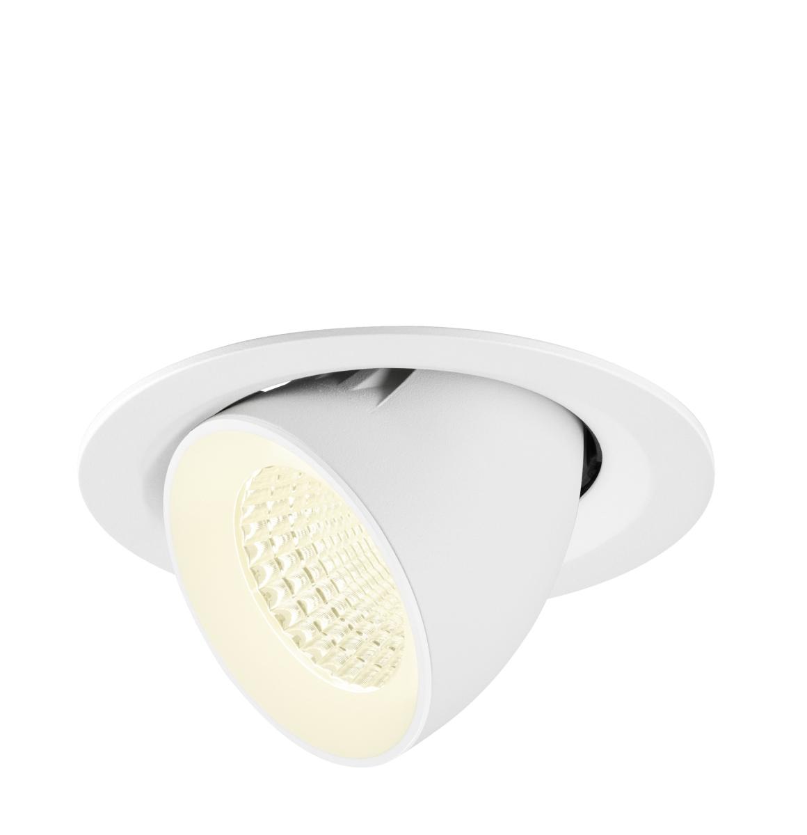 SLV - NUMINOS® GIMBLE M, plafondinbouwarmatuur, 4000K, 55°, wit - 1009593