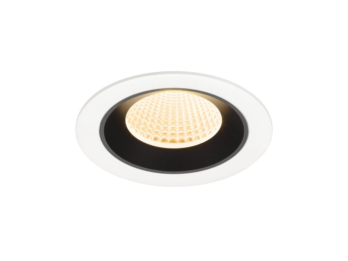 SLV - NUMINOS® M, plafondinbouwarmatuur wit/zwart 2700 K 40° - 1009607