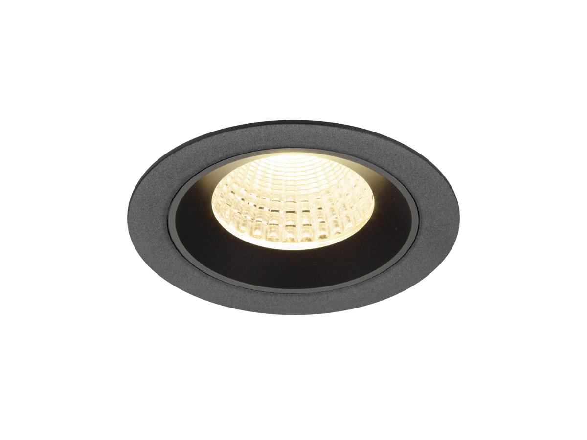 SLV - NUMINOS® M, plafondinbouwarmatuur 3000K, 55°, IP20, rond - 1009619