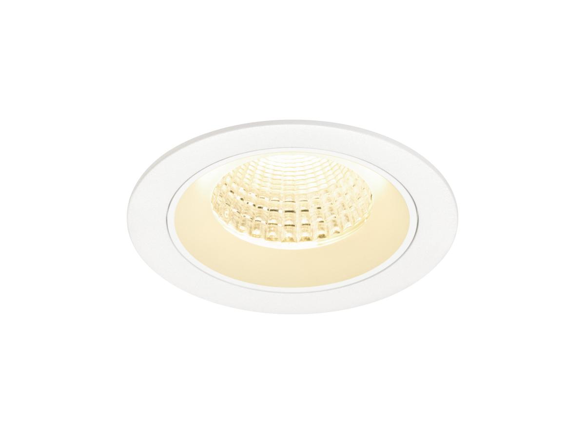 SLV - NUMINOS® M, plafondinbouwarmatuur 3000K, 55°, IP20, rond - 1009629