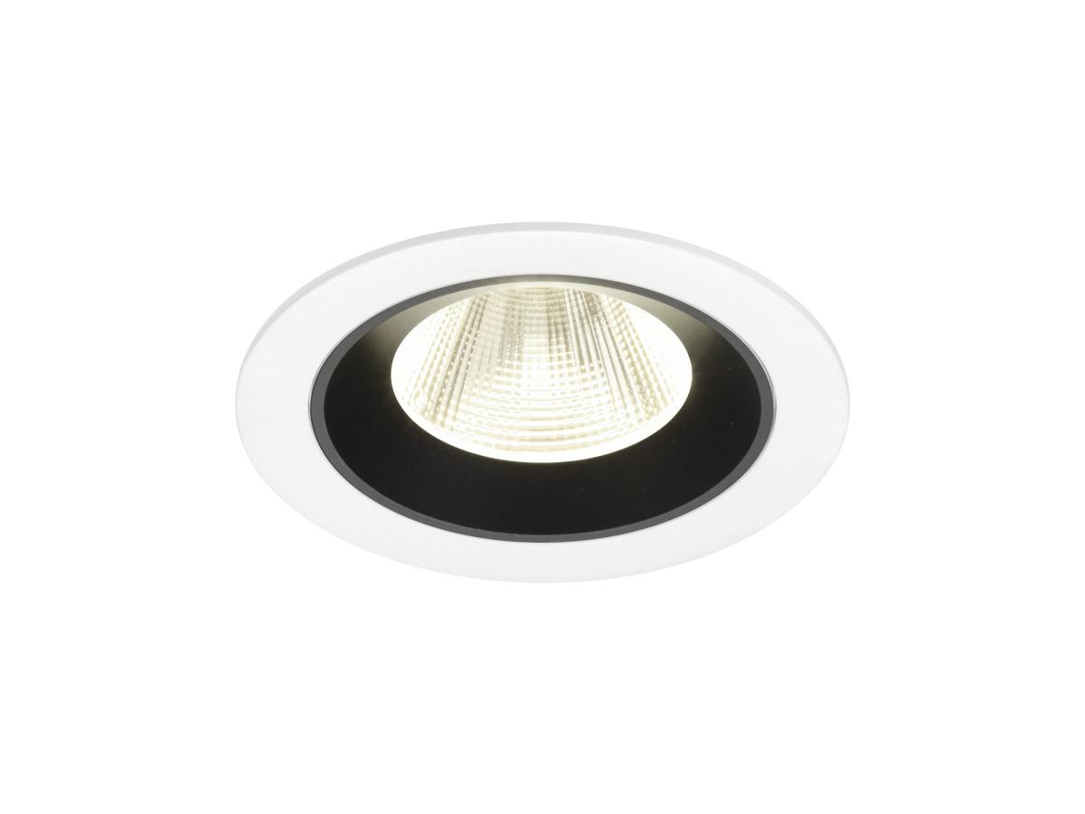 SLV - NUMINOS® M, plafondinbouwarmatuur wit/zwart 4000 K 20° - 1009640