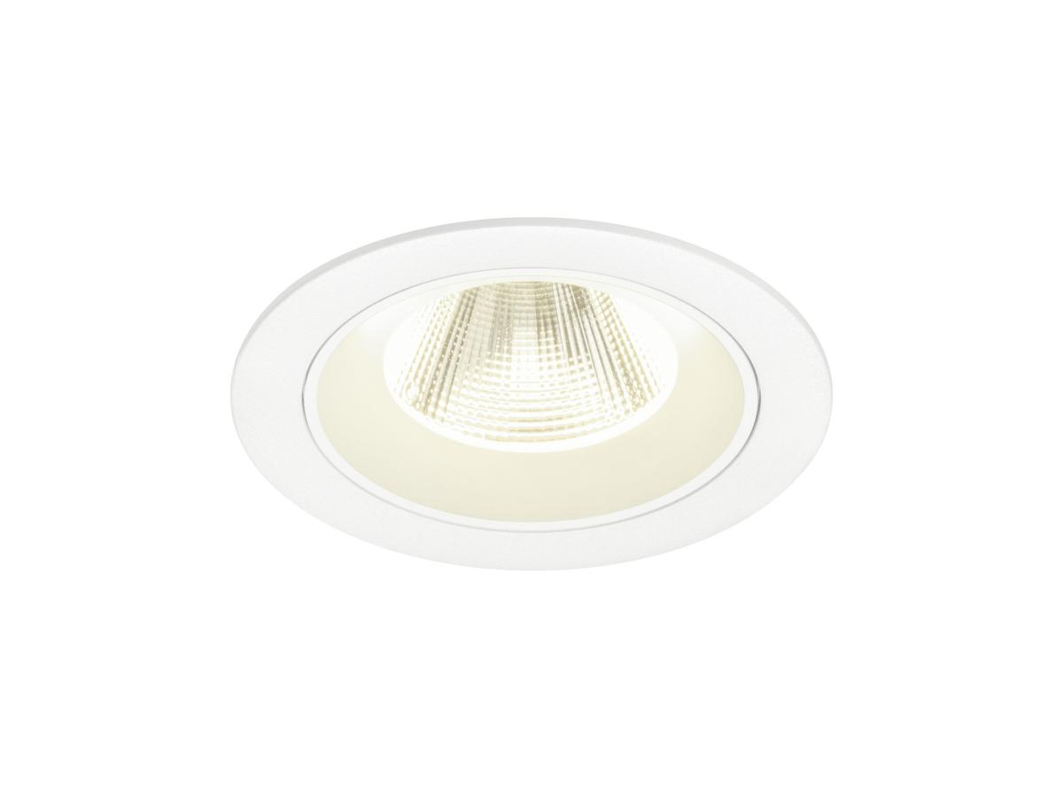 SLV - NUMINOS® M, plafondinbouwarmatuur 4000K, 20°, IP20, rond - 1009641