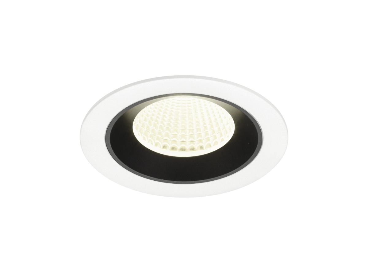 SLV - NUMINOS® M, plafondinbouwarmatuur wit/zwart 4000 K 40° - 1009643