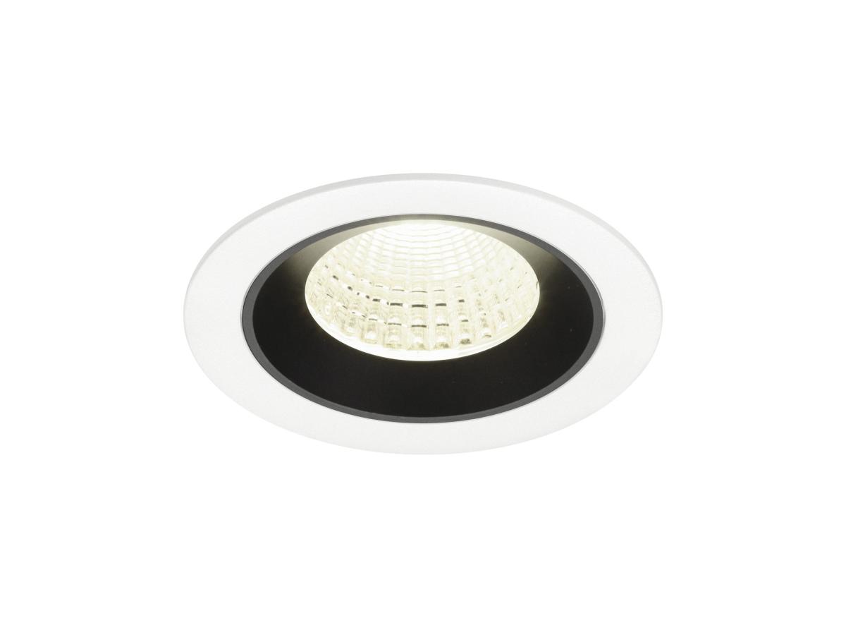 SLV - NUMINOS® M, plafondinbouwarmatuur wit/zwart 4000 K 55° - 1009646