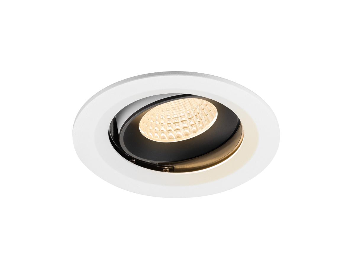 SLV - NUMINOS® MOVE M, plafondinbouwarmatuur wit/zwart 2700 K 55° - 1009664