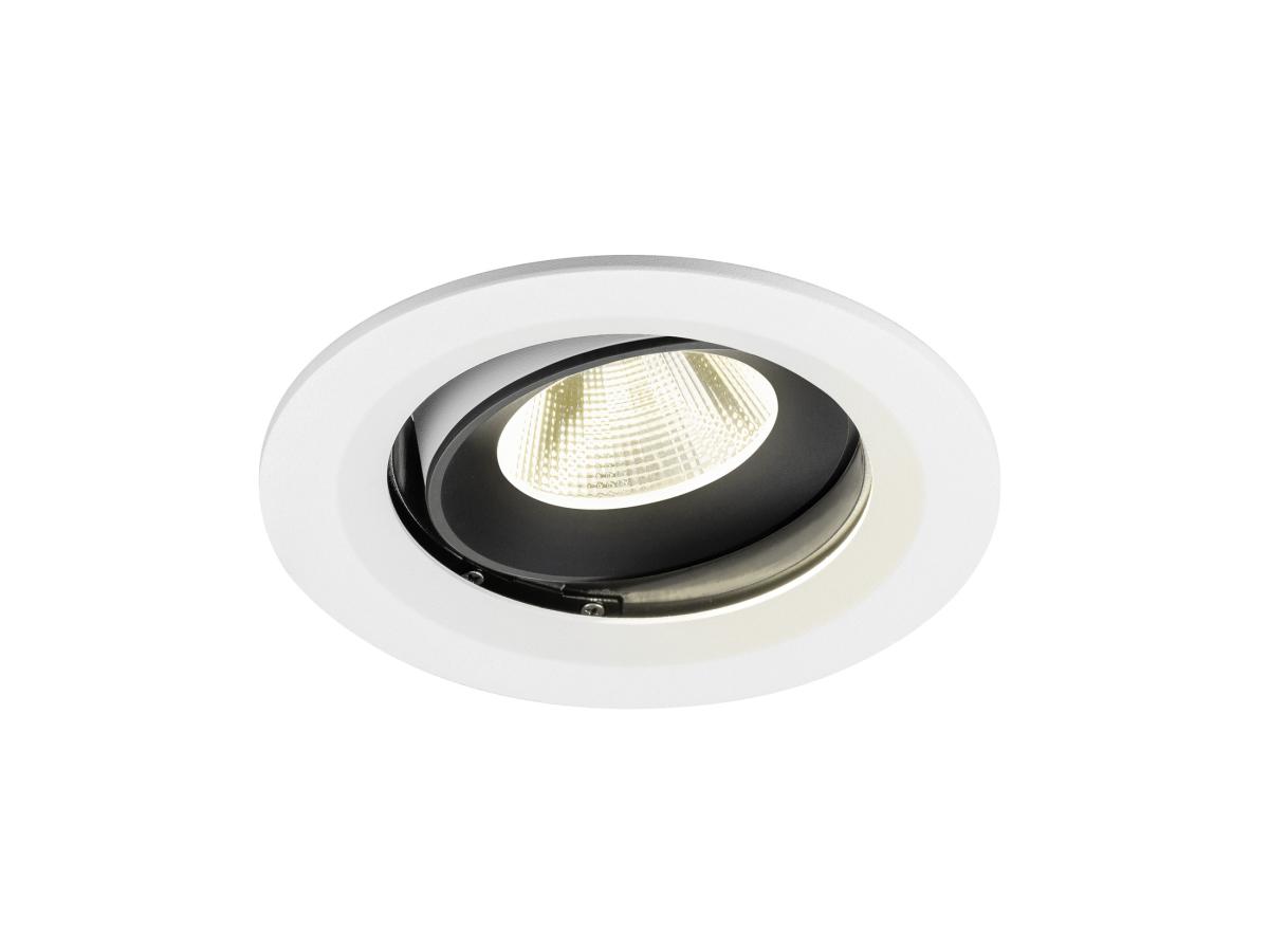 SLV - NUMINOS® MOVE M, plafondinbouwarmatuur wit/zwart 4000 K 20° - 1009694