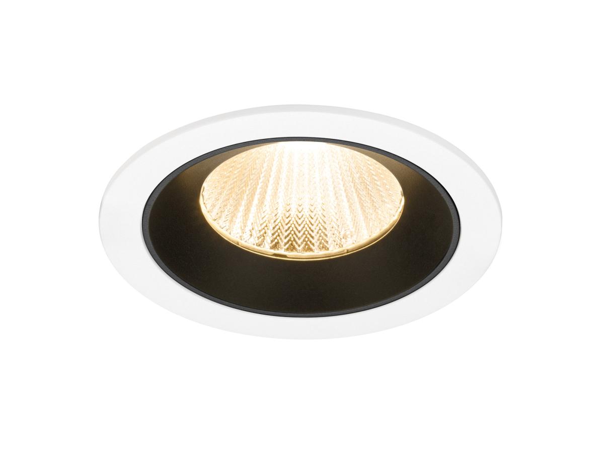 SLV - NUMINOS® L, plafondinbouwarmatuur wit/zwart 2700 K 40° - 1009768
