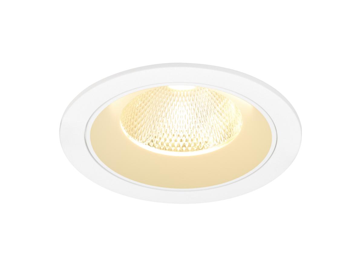 SLV - NUMINOS® L, plafondinbouwarmatuur 3000K, 20°, IP20, rond - 1009784