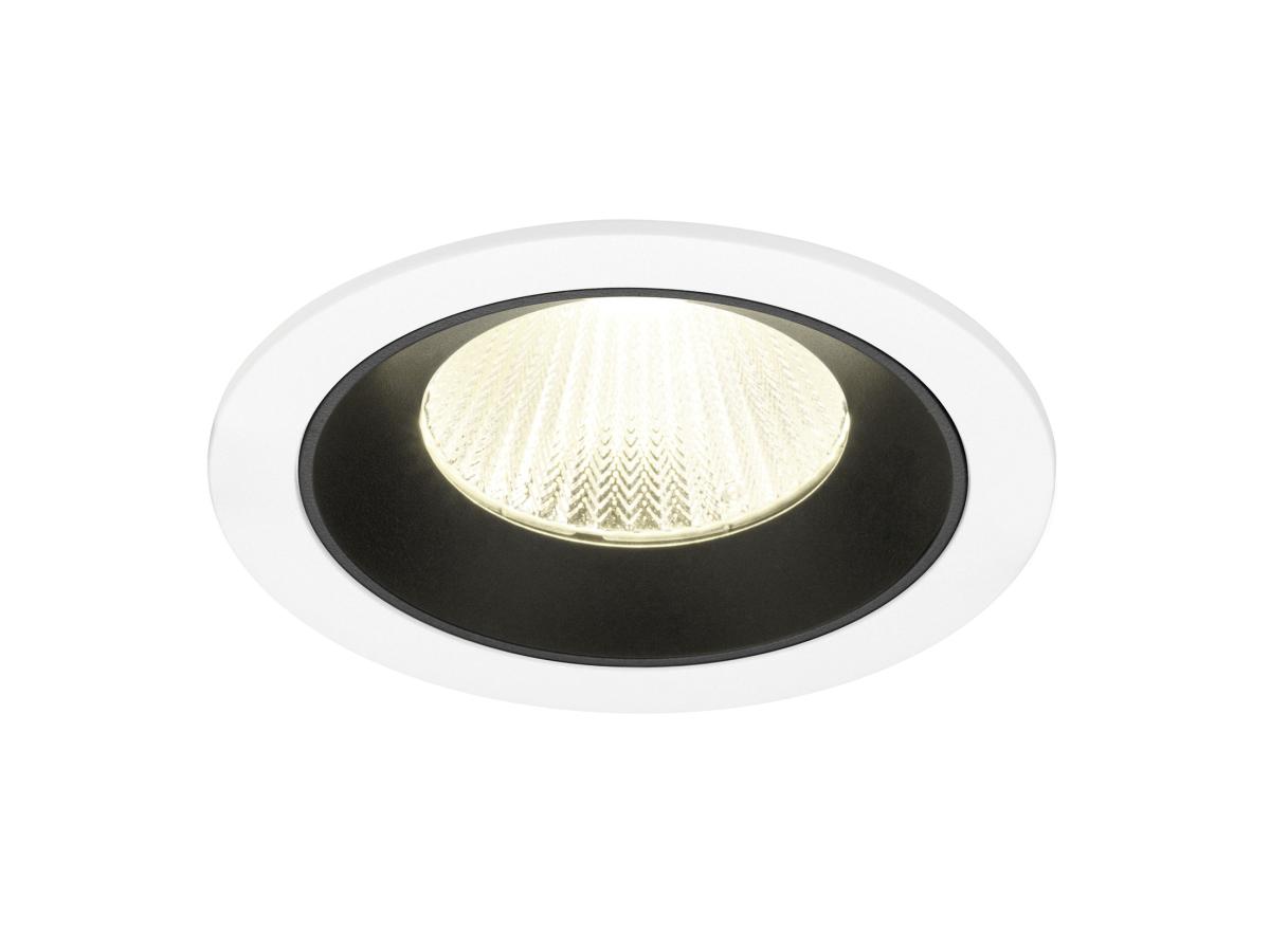 SLV - NUMINOS® L, plafondinbouwarmatuur wit/zwart 4000 K 40° - 1009804