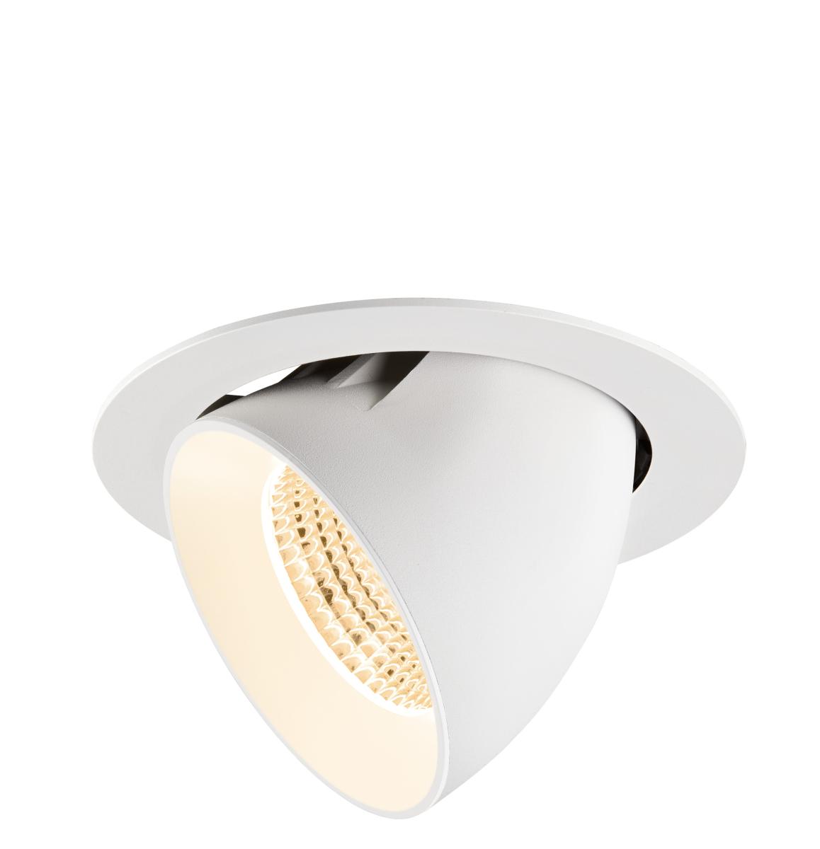 SLV - NUMINOS® GIMBLE XL, plafondinbouwarmatuur, 2700K, 55°, wit - 1009880